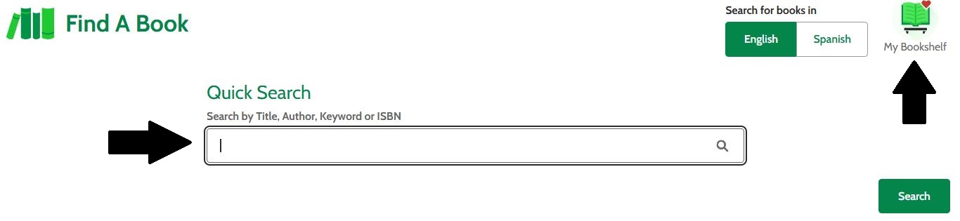 Image of the Find a Book Quick Search text box